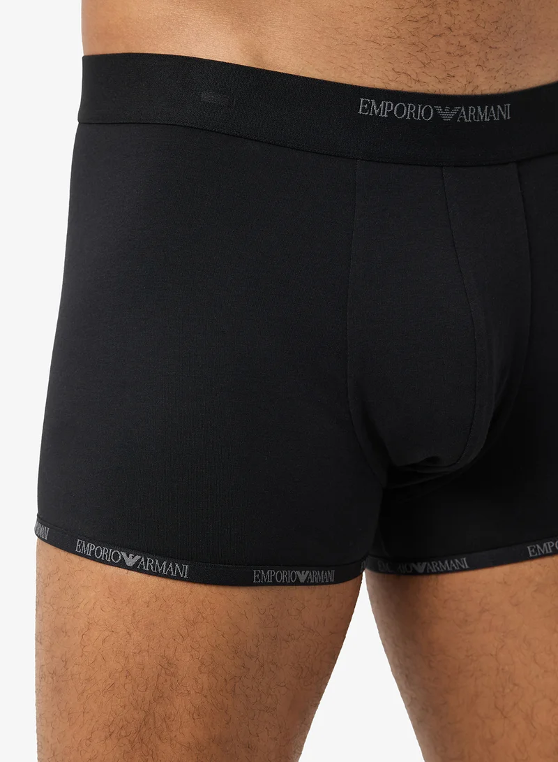 EMPORIO ARMANI  2 Pack Of Logo Boxers for Men | Best Price UAE